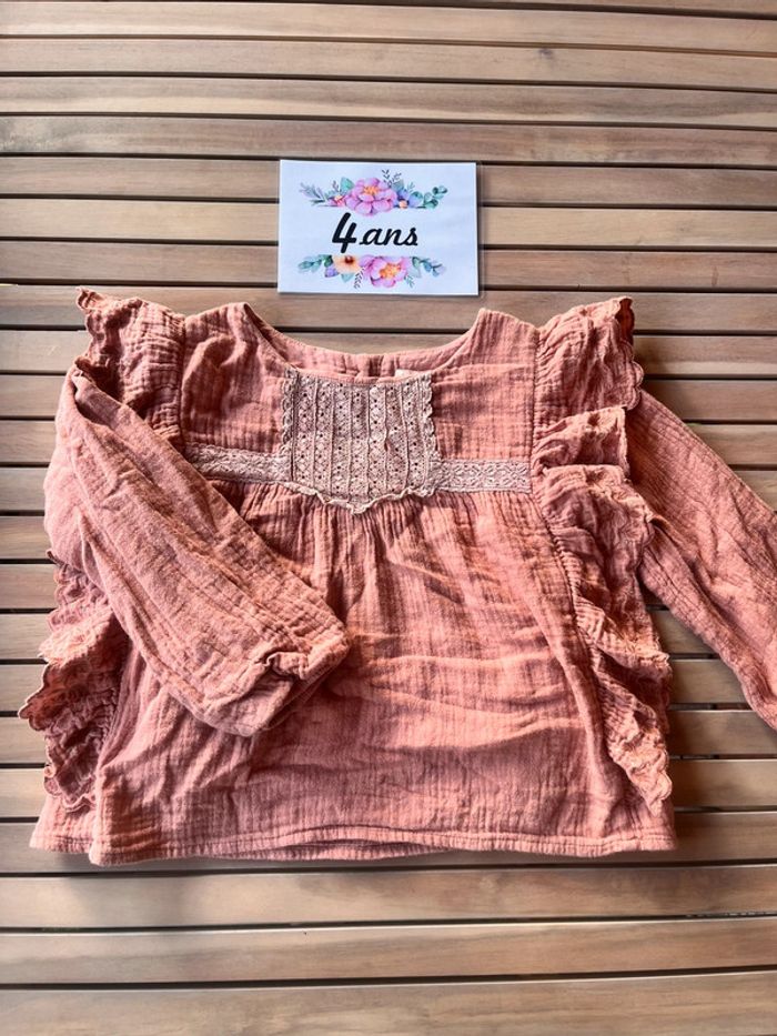 Blouse froufrou Louise misha 4 ans
