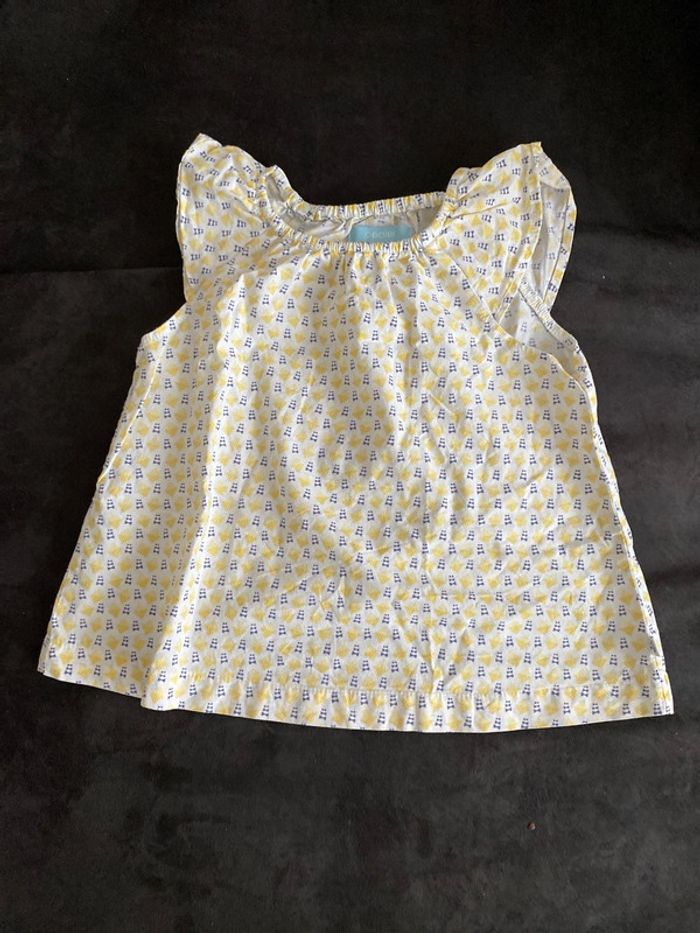 Blouse obaibi fille 24 mois été