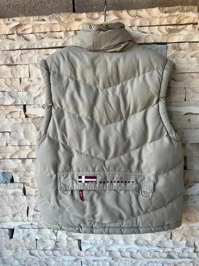 Veste vintage doudoune sans manches très stylé - Jackyblue thermicpolar - taille S - photo numéro 4