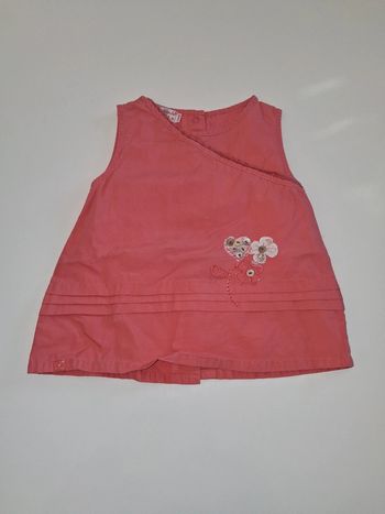 Tunique corail avec ouverture au dos La Compagnie Des Petits