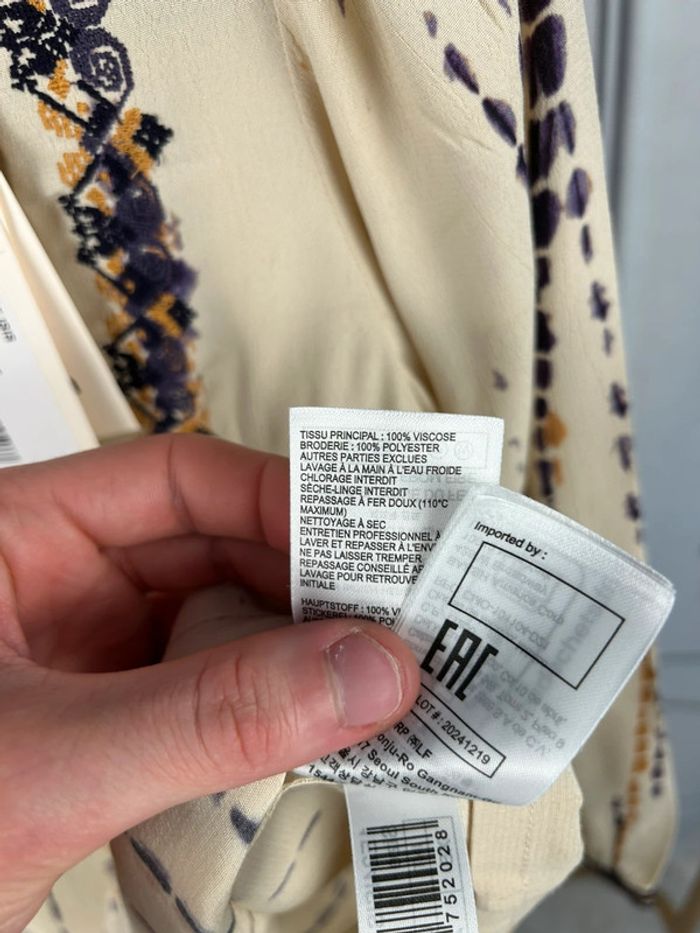 Blouse Ba&sh Crème T0 / XS neuve - photo numéro 7