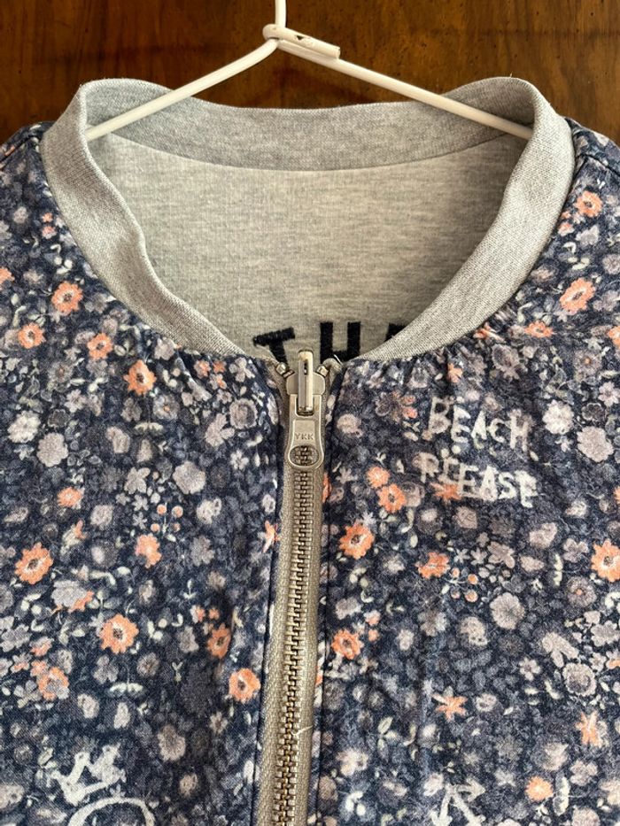 Veste/sweat zippé réversible Ikks fille 10 ans - photo numéro 3