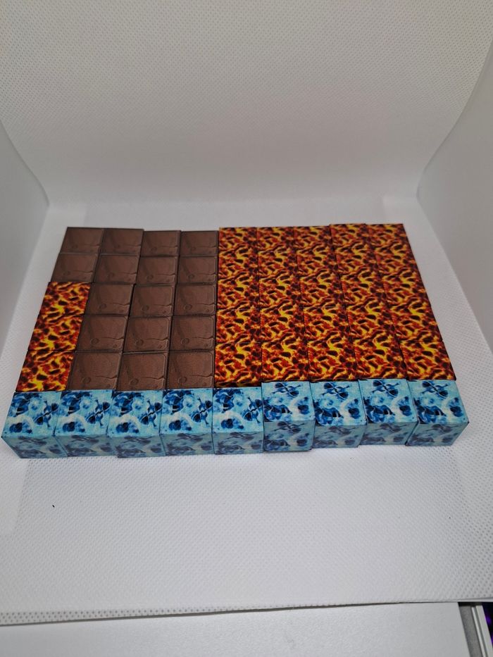 Cube minecraft magnétiques