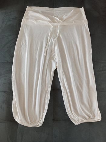 Pantacourt blanc