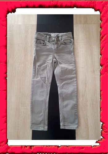 Jeans slim taille ajustable 6 ans