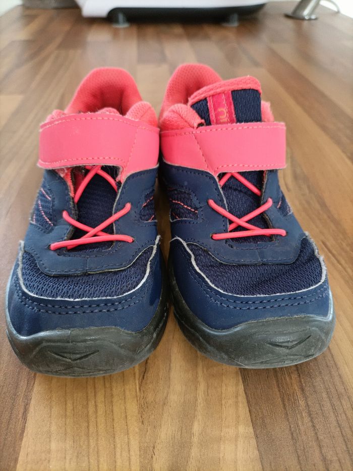 Chaussures de randonnée bleu et rose Quechua 31 - photo numéro 3