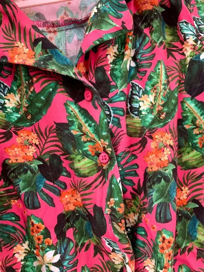 Lot 2 chemises tropicales fille – GÉMO – 10 ans 🌿🌺 - photo numéro 6