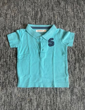 Polo manches courtes été garçon 6 mois
