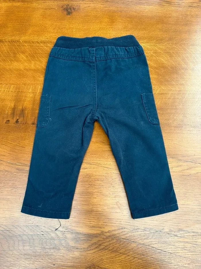 Pantalon bleu marine kiabi 12 mois - photo numéro 8