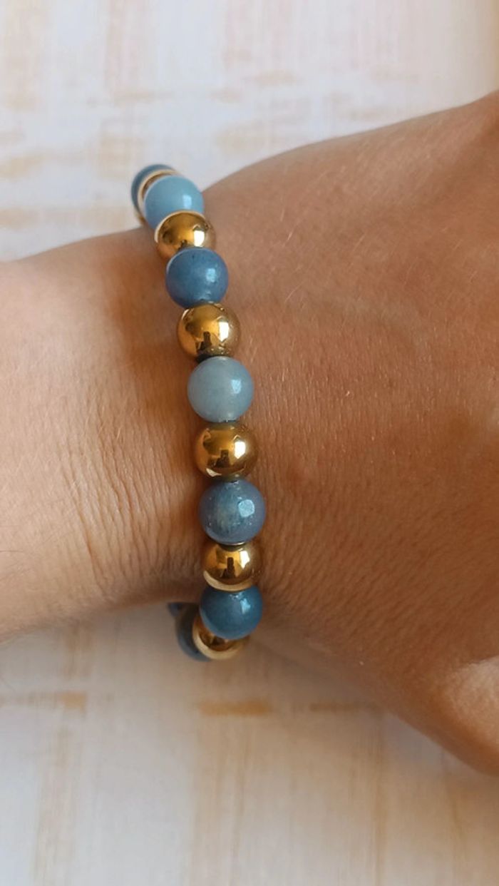 Jolie bracelet en pierre naturelles - photo numéro 2