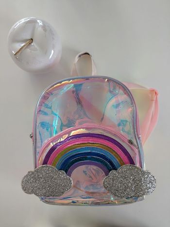 Sac à dos  arc-en-ciel maternelle