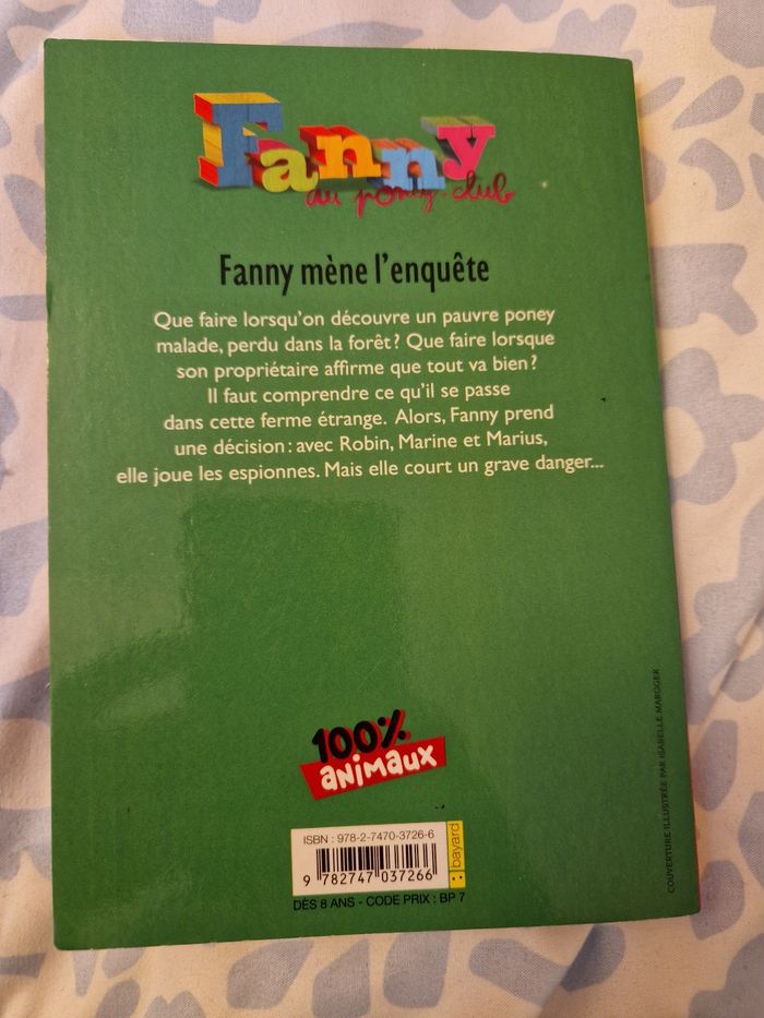 Livre enfant Fanny au Poney-Club : Fanny mène l'enquête - photo numéro 2