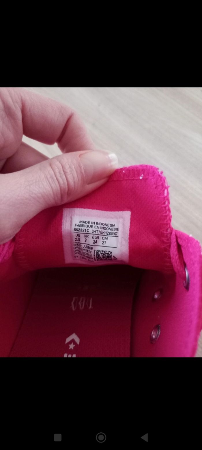 Converse rose - photo numéro 5