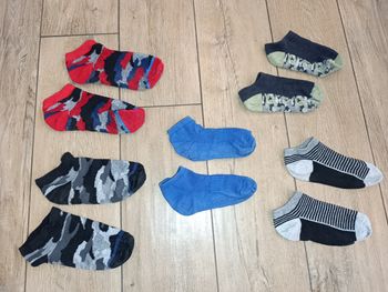 Lot de chaussettes basses garçon 10 ans