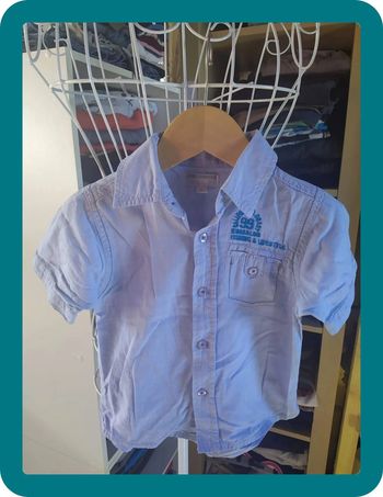 chemisette bleu Kimbaloo