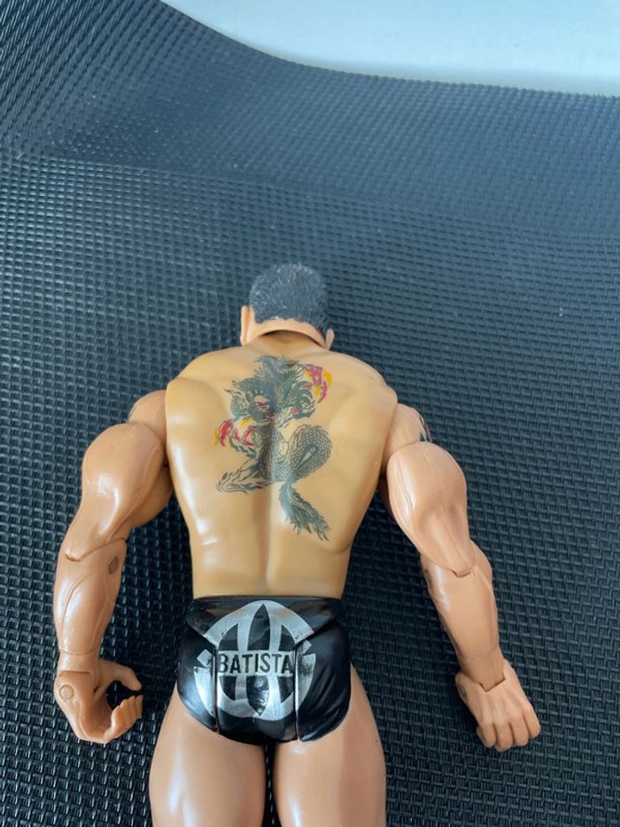 Figurine articulée catcheur Batista WWE wwf jakks Pacific 2003 18cm superstar du catch - photo numéro 10