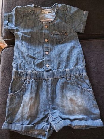 Salopette short