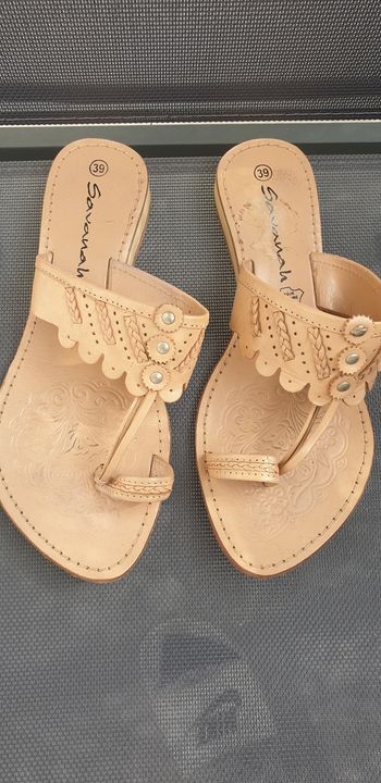 Claquette beige savanah 39