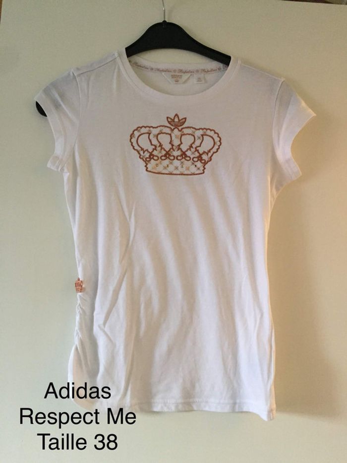 T-shirt Adidas Respect Me Taille 38