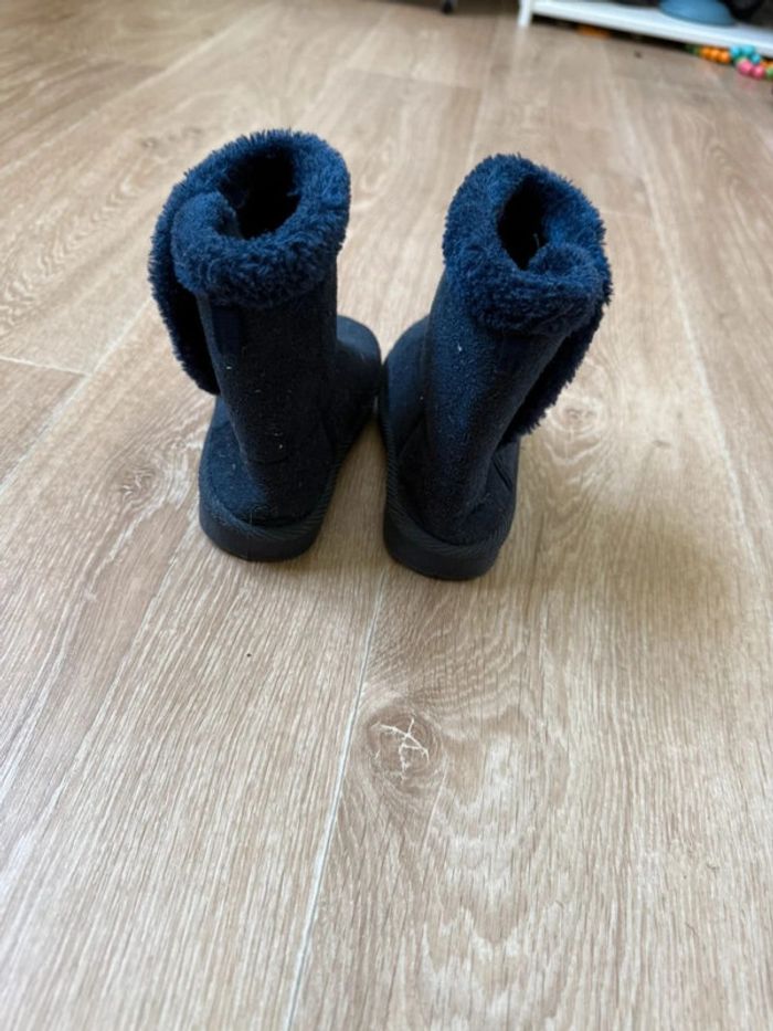 👟 Bottine fourré bleu marine taille 24 - photo numéro 3