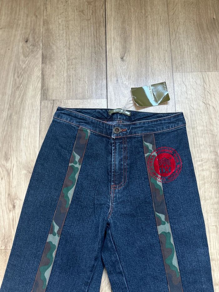 Jean School Rag camo military coupe flare W28 - photo numéro 2