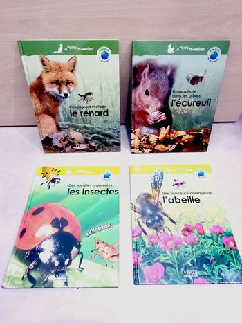 📚 Lot de 4 livres : Atlas junior des animaux