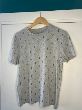 🔹 T-shirt Gris Motif Cactus – Primark 🔹