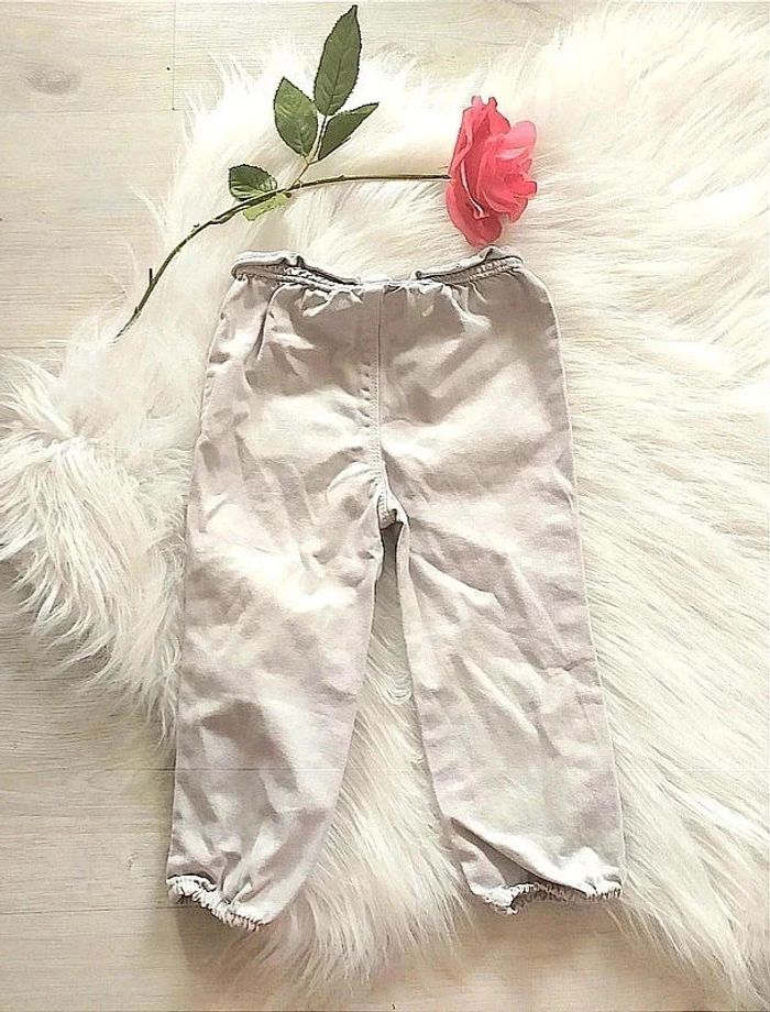 Pantalon jean fin gris bébé fille 86 cm = 18 mois - photo numéro 3