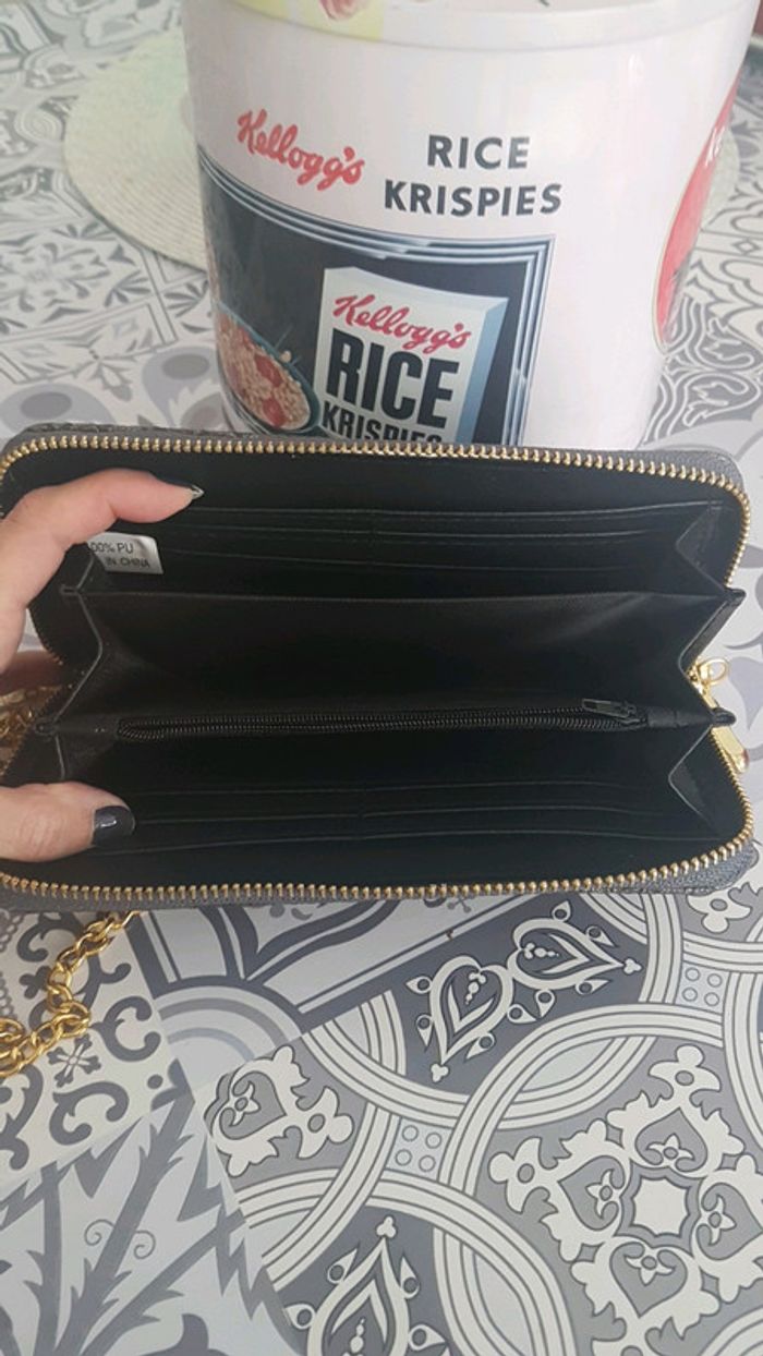 Pochette grise métallisée - photo numéro 4