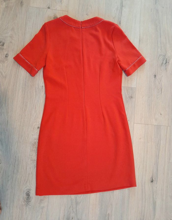 Robe rétro vintage à manches courtes - photo numéro 5