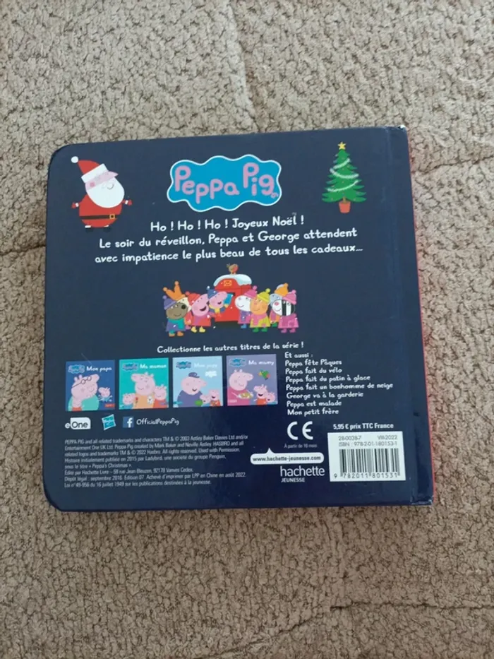 Livre cartonné Peppa pig : Le Noël de Peppa - photo numéro 2