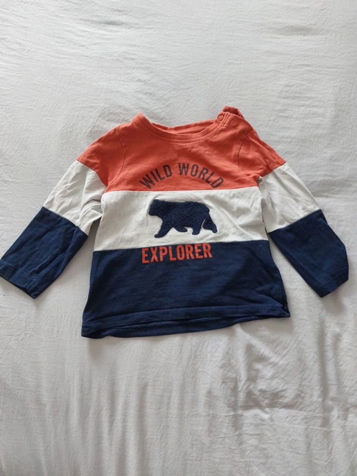 Lot 2 t-shirt manches longues 18 mois (Lulu castagnette et Orchestra) - photo numéro 3