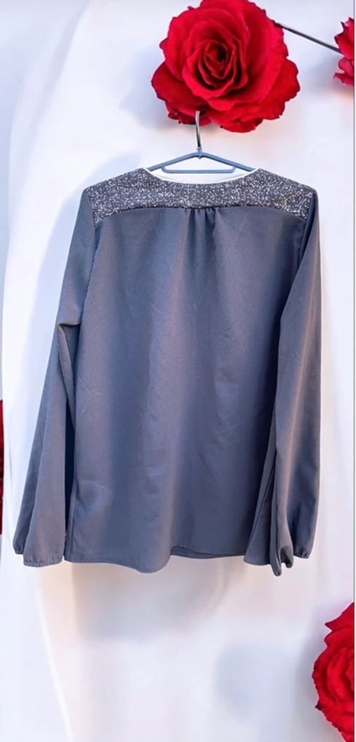🌹Blouse noire manche longue neuve,taille M🌹 - photo numéro 2