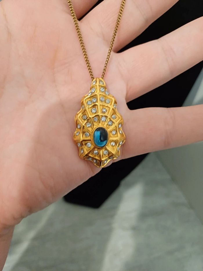 Collier vintage en plaqué or - photo numéro 5