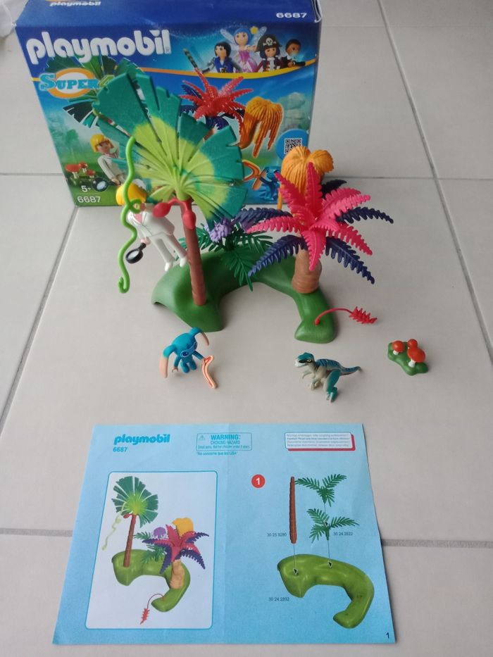 Playmobil Super 4 Ile perdue avec Alien et velociraptor - photo numéro 2
