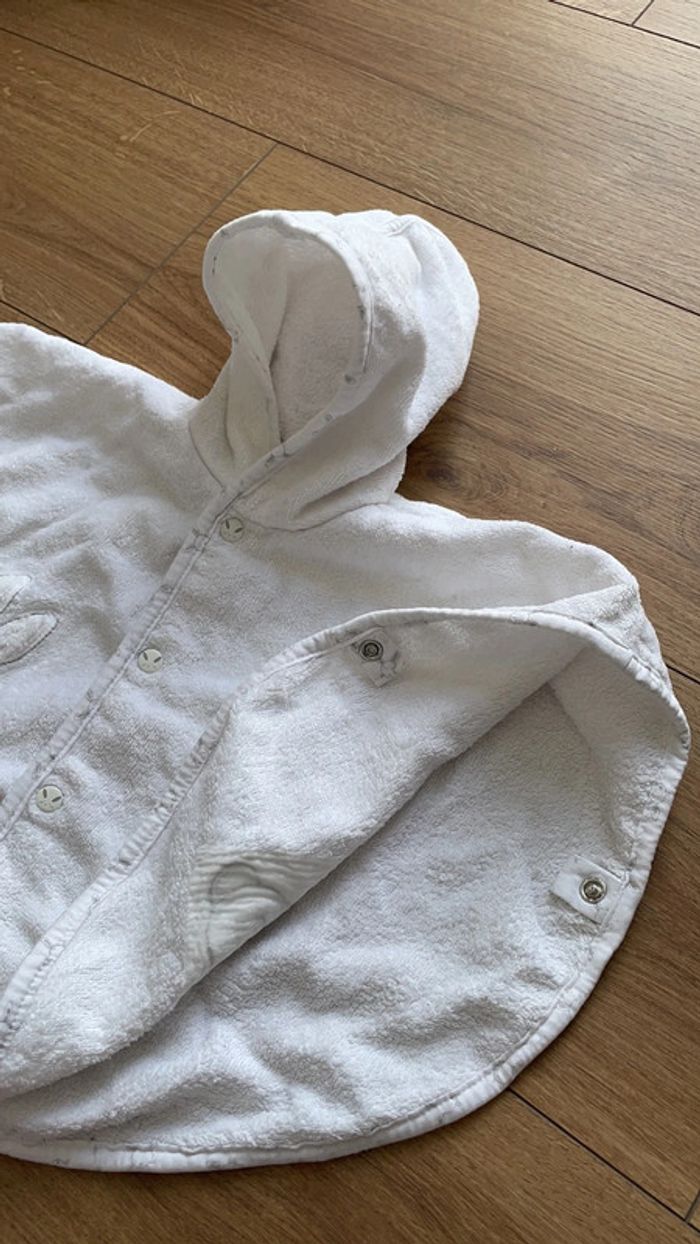 Cap de bain avec capuche motif lapin mixte serviette - photo numéro 2