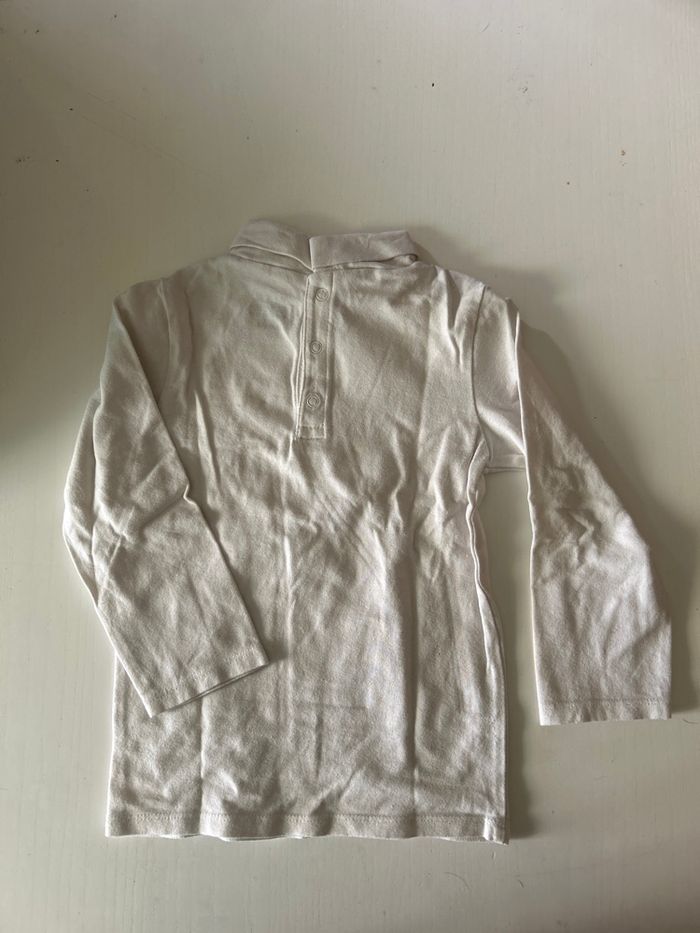 Lot de 2 tee-shirts col roulé Kiabi 3 ans - photo numéro 3