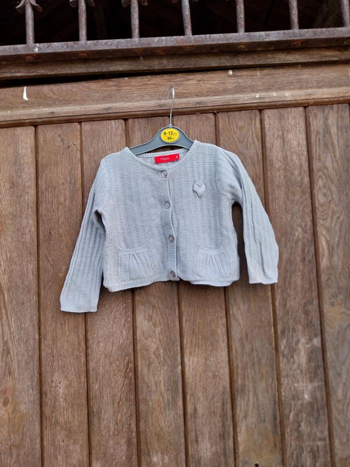 Gilet bébé fille 18 mois tissaia