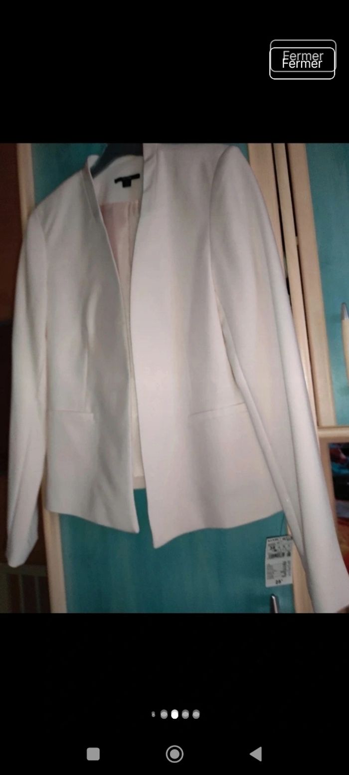 Veste rose pâle femme neuve avec étiquette taille 38 - photo numéro 4