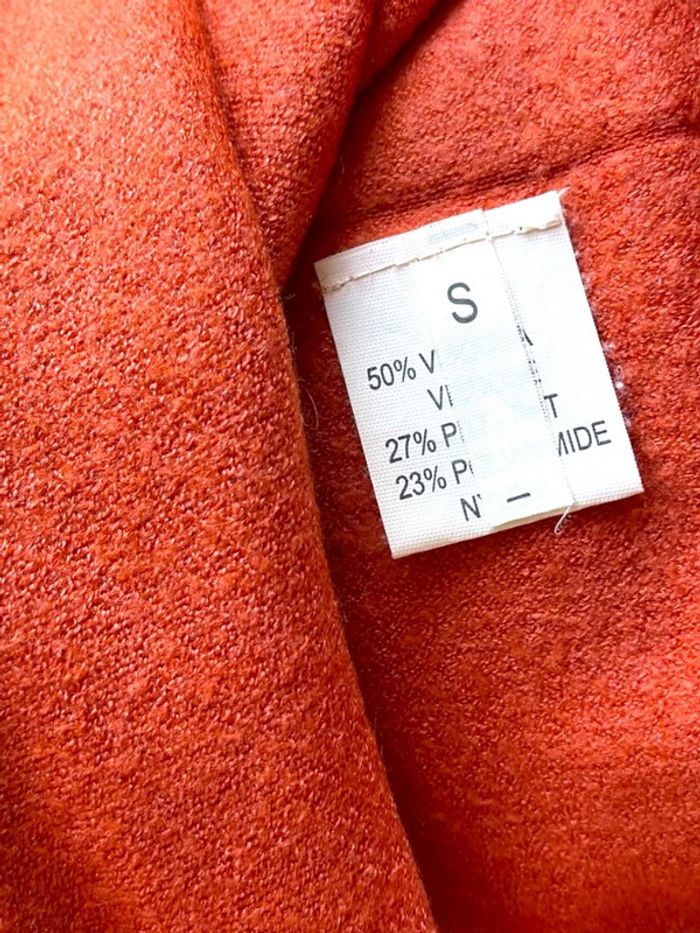 Pull tunique brique/terracotta Linea Cinque taille S - photo numéro 6