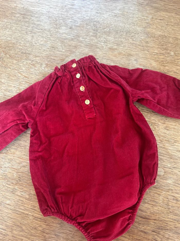 Bodie velours rouge Kiabi - photo numéro 5
