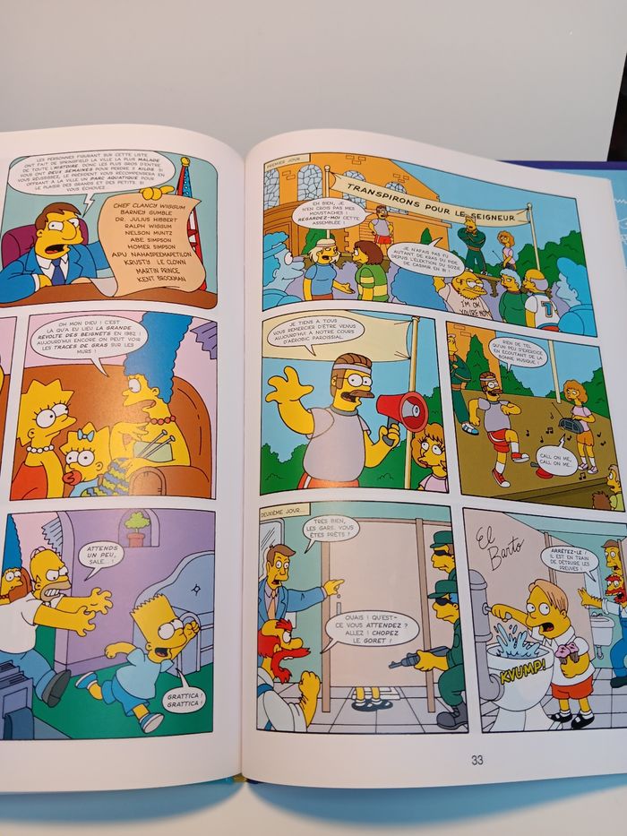 Livre Bande dessinée les Simpson trop top pour la télé - photo numéro 6