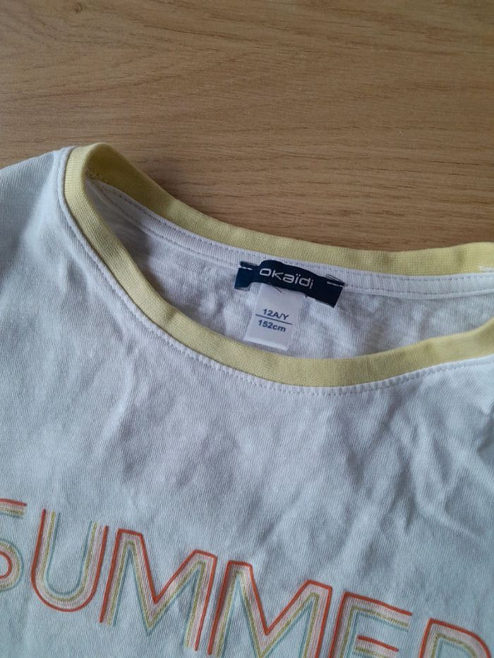 Lot 4 tee-shirts manches courtes fille 12 ans - photo numéro 4