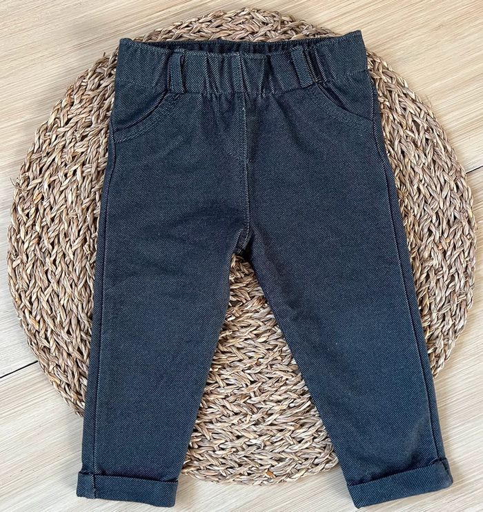 Pantalon tregging gris Kiabi