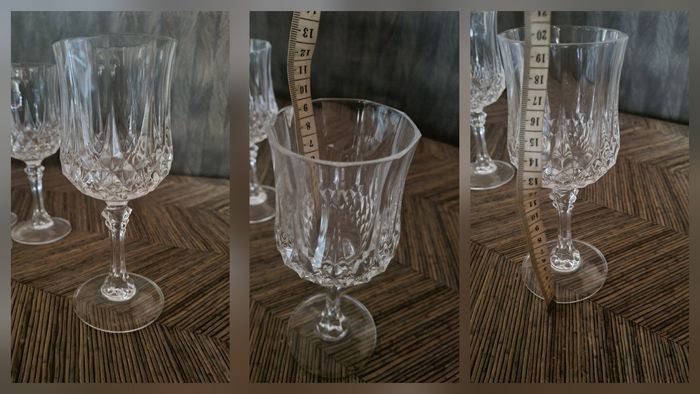 Ensemble de verres à pieds 16 pièces en Cristal - photo numéro 4