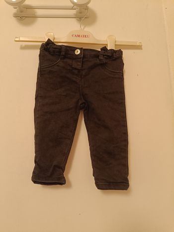 Jean slim noir Kiabi - 12 mois (80 cm)