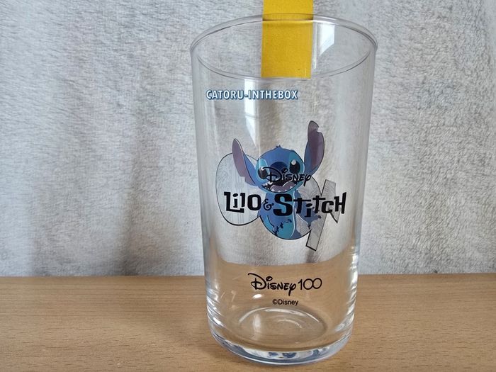 Verre / Glass 100 ans Disney 100 years Stitch - photo numéro 4