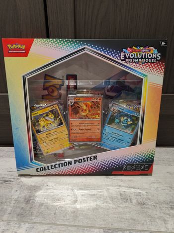Coffret poster pokémon évolution prismatique ev08.5 neuf français