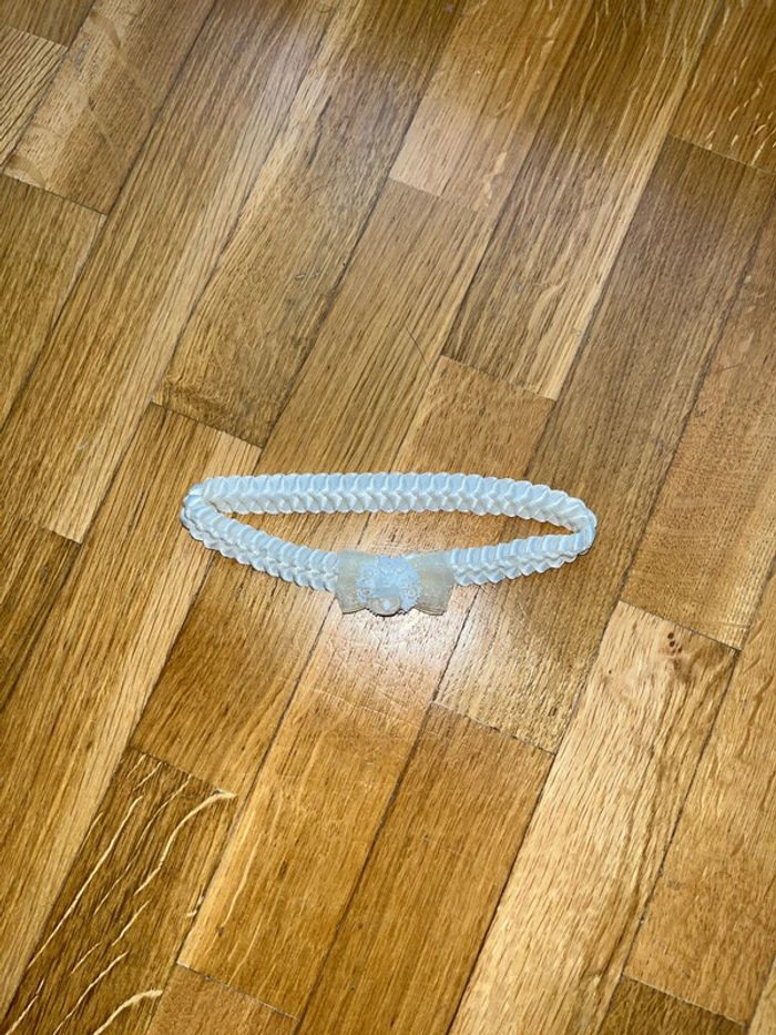 Bandeau cheveux pour baptême 9-12 mois