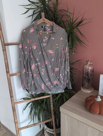 Blouse cache coeur
